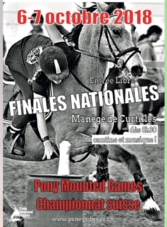 Finale du Championnat CH de pony-mounted games à Curtilles!!!